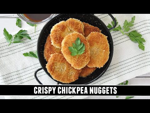 Got Canned Chickpeas? Make these CRISPY Chickpea Nuggets