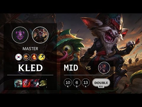Kled Mid vs Lucian - KR Master Patch 10.10