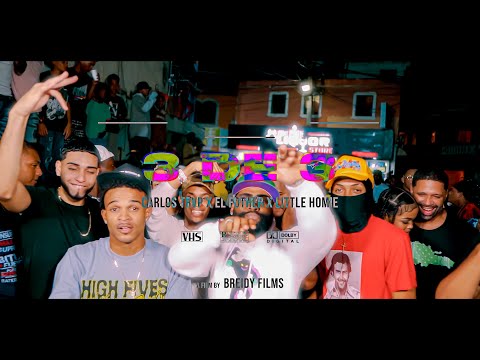 “3 DE 3” 😈💚 Carlos Trvp, El Fother & Little Homie (Shot By: @breidyfilms) #Spanishdrill