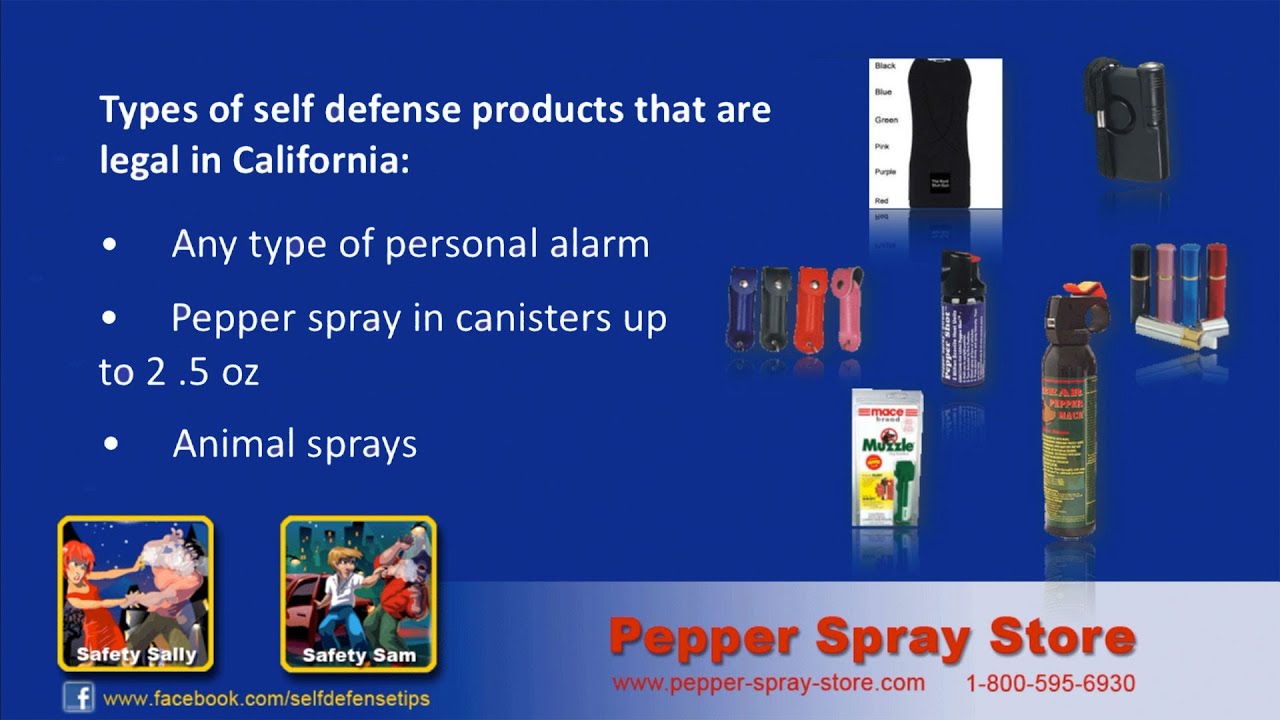 Can I own a pepper spray gun in California? Tipseri
