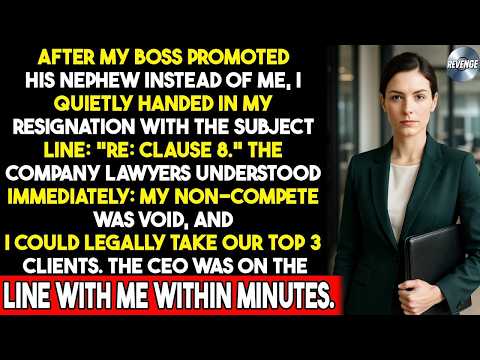 She Quoted Clause 8 in Her Resignation Email — The CEO Called Within Minutes