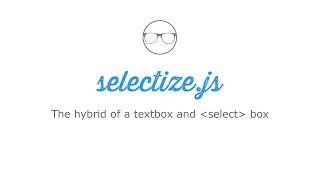 How to install and use selectize.js