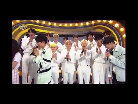 Seventeen Jisoo Doyoung SBS Inkigayo Interview with Special Mc Hoshi