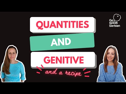 Genitive case and quantities in Serbian