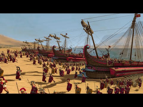 ROMANS BEACH LANDING - Total War ROME 2