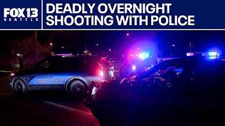 Suspect in Everett, WA officer-involved shooting dies, authorities say | FOX 13 Seattle