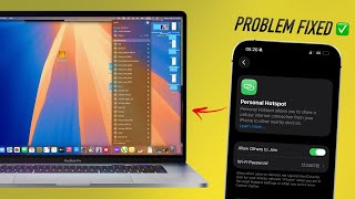 Macbook Not Connecting To iPhone Hotspot Fixed in 5 Minutes!