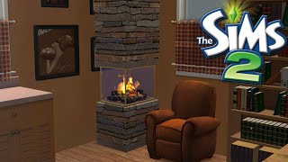 ⛈️ Sims 2 Silent Speedbuild | Creating the Perfect Cozy Cabin | Relaxing Rain Sounds