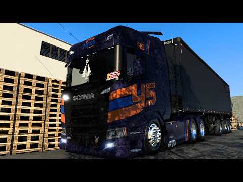 Euro Truck Simulator 2 | Viagem Realista por Santa Catarina | Três Barras-Papanduva | G27 #ets2 1.58
