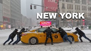 New York City's BIGGEST Snowstorm of 2026 NYC BLIZZARD Heavy Snowfall Manhattan NYC Snow Walk 2026