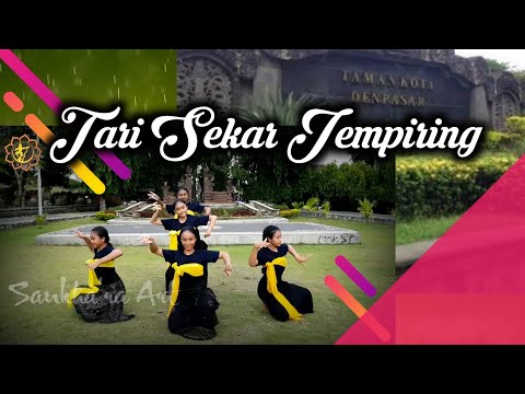 Tari Sekar Jempiring - latihan di Taman Kota Denpasar
