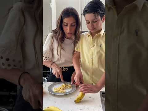 It’s SO Simple Cook-Along Banana Pancake | Cooking with Kids | QiDZ