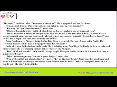 Learn English Through Story Level 1 ZORRO ● Sally M  Stockton ✔