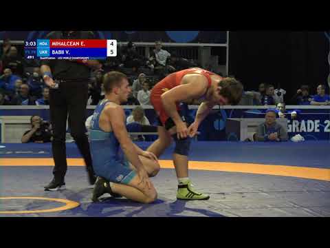 Qual. FS - 79 kg: E. MIHALCEAN (MDA) v. V. BABII (UKR)