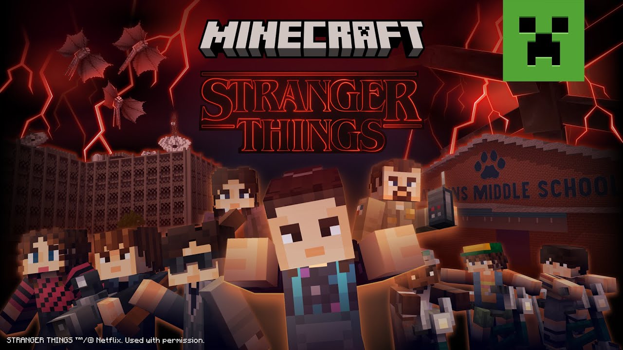 Minecraft x Stranger Things DLC - YouTube