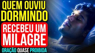 DURMA HOJE OUVINDO ESTA ORAÇÃO quase PROIBIDA | O Milagre do Espírito Santo de Deus