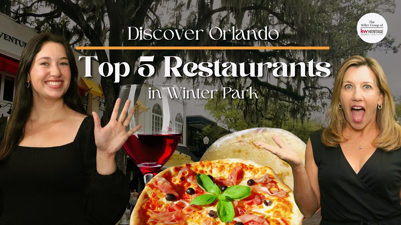 Discover Orlando | Top 5 Winter Park Restaurants | Park Avenue Food Tour 🍕🍷🥩 #Foodie #Restaurants
