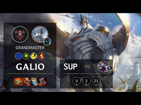 Galio Support vs Yuumi - EUW Grandmaster Patch 11.8