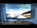 Видеообзор LG 27MP77HM-P