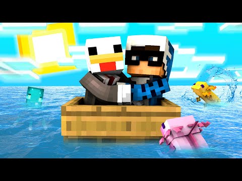 SI PUO' SOPRAVVIVERE IN UN OCEANO DI MINECRAFT - ITA