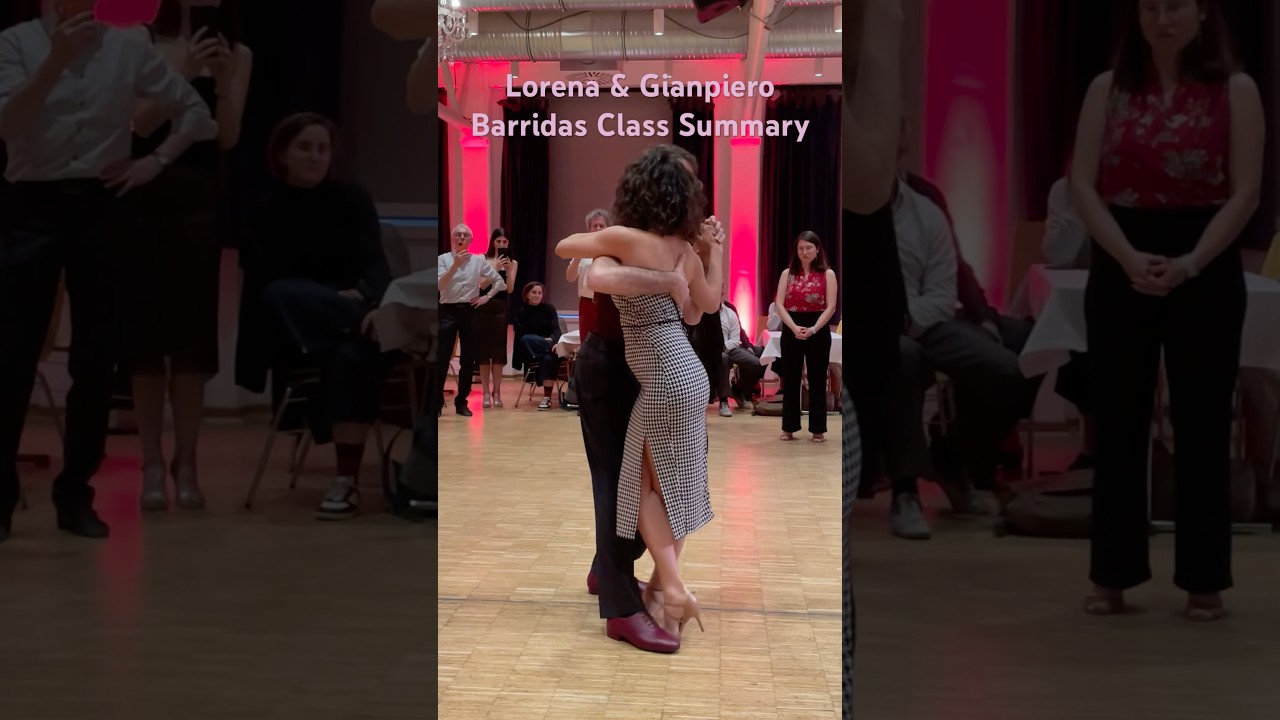 Video thumbnail for Lorena Tarantino and Gianpiero Galdi - summary of the Barridas Class, May 2025 - Milonga Baviera
