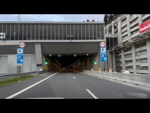 Tunel Zakopianka S7 DK7 tunel pod góra Luboń Mały trasa Lubień Rabka Zdrój Zakopane - Kraków