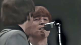 The Beatles - From Me To You (live) - [ Upscaled , 60fps , *Colorized* Washington DC Show ]