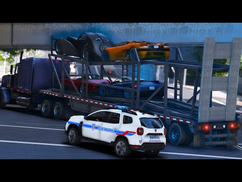 [GTA 5] HUGE TRUCK CHASE IN CITY | LSPDFR #865