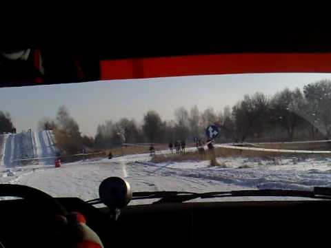 Noworoczny rajdzik on board SS1 Filip Janota / Jacek Koselski - Fiat CCS 11.01.2009