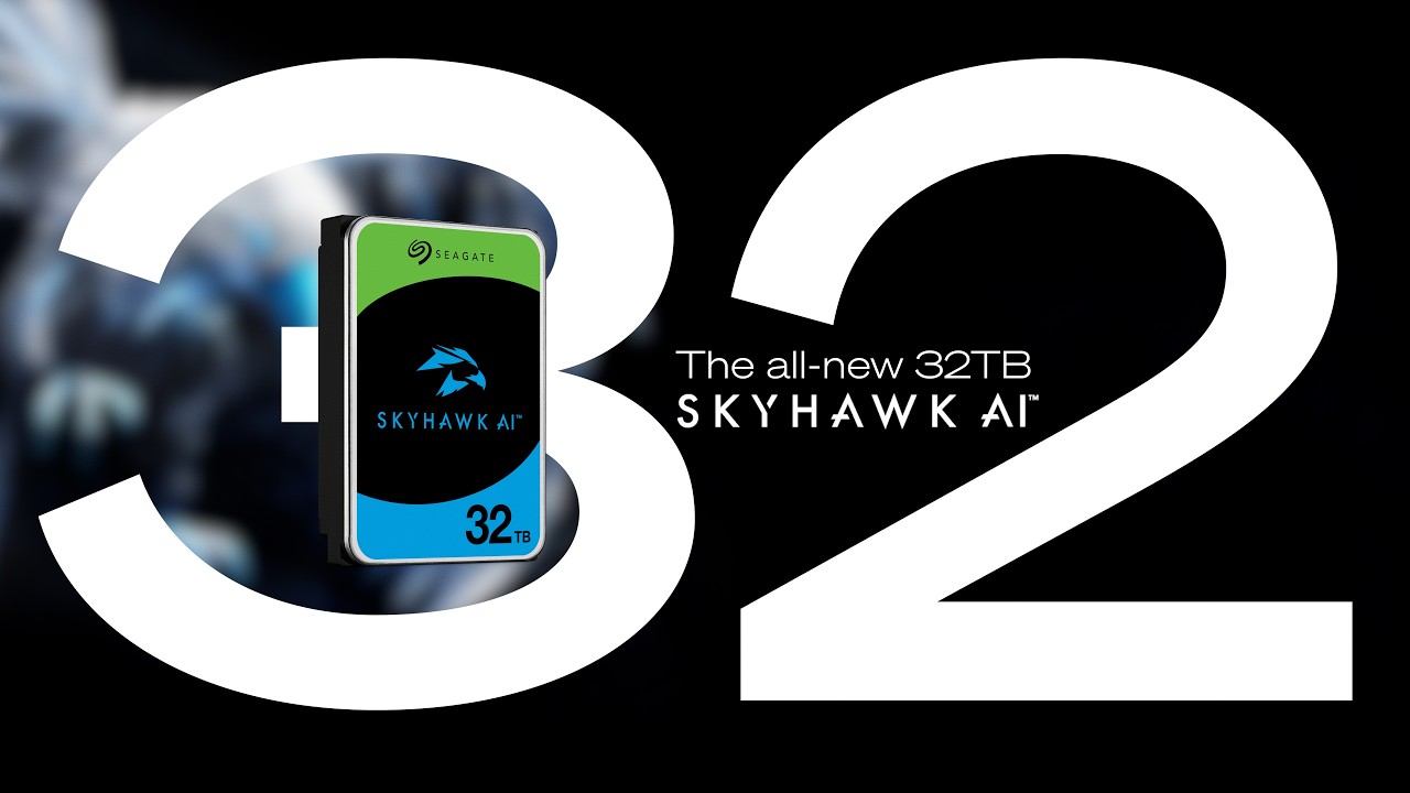 Seagate | SkyHawk AI 32TB: Video optimized. Edge-ready.