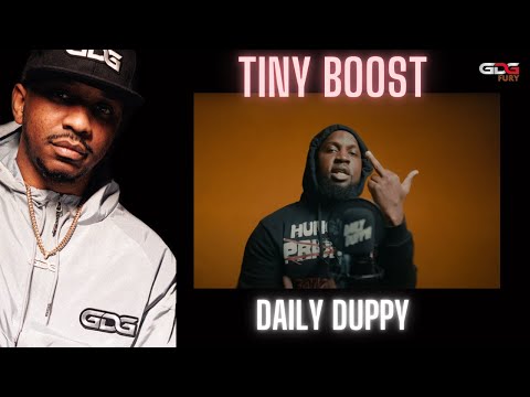 AMERICAN Reacts to Tiny Boost - Daily Duppy | GRM Daily