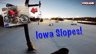 Snowboarding on Ice Slopes | Honda Cr500 Assembly!