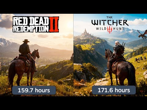 I Finished Both These Games In 2025 | Which Has The Better Open World? Witcher 3 vs RDR 2