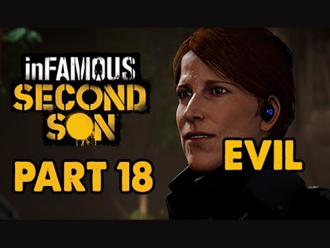 inFamous: Second Son Evil Walkthrough Part 18 - Kill Augustine - Evil & Expert Playthrough