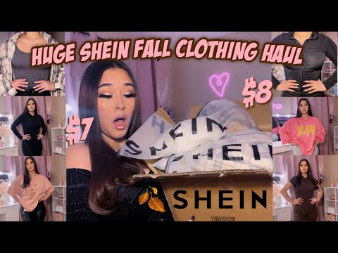HUGE SHEIN FALL TRY ON CLOTHING HAUL 2022 | 25+ items | ( flannels, jackets, pants, tops, & sets)