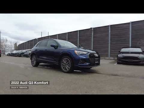 2022 Audi Q3 Komfort 40 TFSI quattro for sale at Ken Shaw Toyota in Toronto, ON