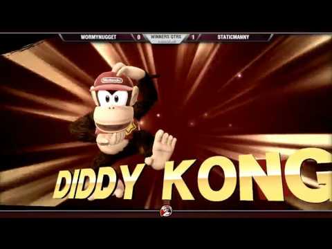 Vitality Singles 7/30/16 - Winners Qtrs - WormyNugget (Diddy) vs. StaticManny (Sonic) - Smash 4