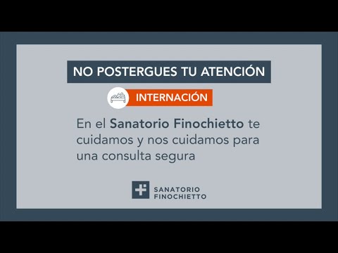 Internación - Sanatorio Finochietto