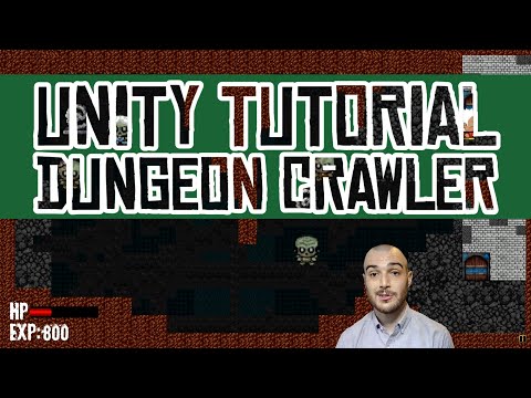 Unity Dungeon Crawler Tutorial 2D Game - Part 3 - Add a Player Health Bar - Code and Assets Included