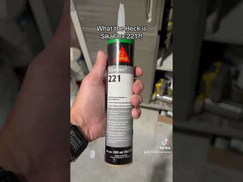 SikaFlex! The Beat Sealant EVER! #sikaflex #silicone #caulk #shippingcontainer #tinyhouse