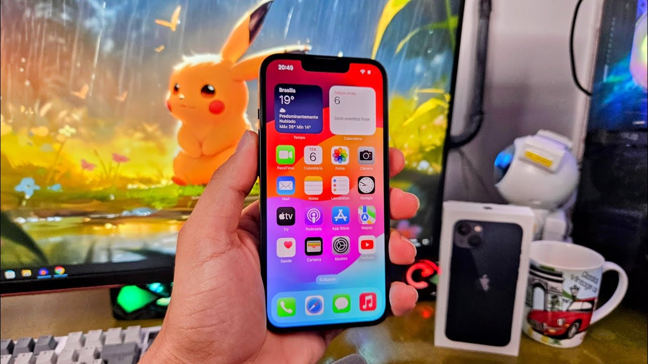 iPhone 13 em 2024? Unboxing e configurações iniciais 128gb