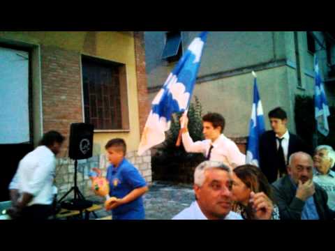 Cena delle Vittorie CANNETI Barbarossa 2014 - L'ingresso degli eroi in Via Nuova