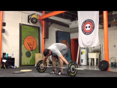 Rob Young , Power Snatch 50kg x 2