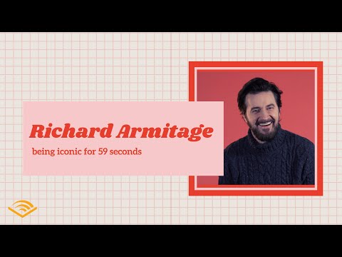 Richard Armitage Being Iconic For 59 Seconds