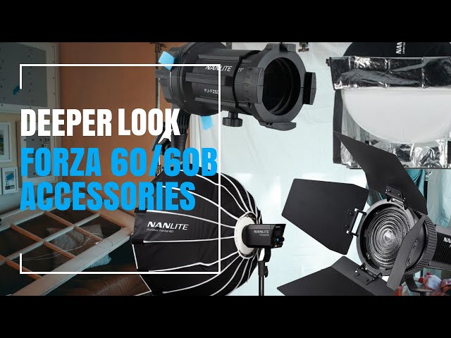 Video teaser for NanLite Forza 60 and 60B Accessories: A Deeper Look