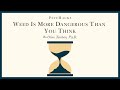 Weed is MORE DANGEROUS than you think: the golden cage of wasted time