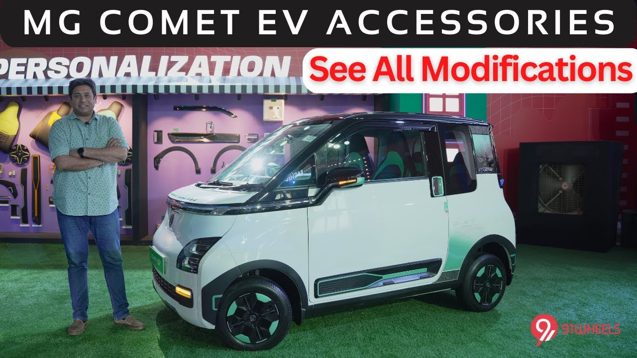 MG Comet EV With Official Accessories || Modified MG Comet Electric With Custom Add-ons MG Comet EV With Official Accessories || Modified MG Comet Electric With Custom Add-ons