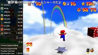 【全部屋コメ】 バトラ『あ～い』 (マリオ64RTA練習) 【2018/04/14】