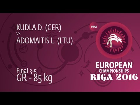 BRONZE GR - 85 kg: D. KUDLA (GER) df. L. ADOMAITIS (LTU), 5-2