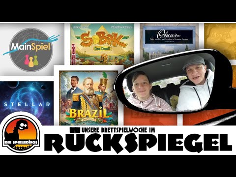 Unsere Brettspielwoche im Rückspiegel #16 Stellar / Sobek /  Brazil / Mainspiel / Obsession uvm.